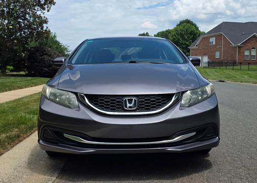 Gray 2015 Honda Civic LX
