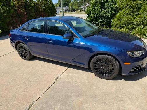 Blue 2017 Audi A4 2.0T Premium