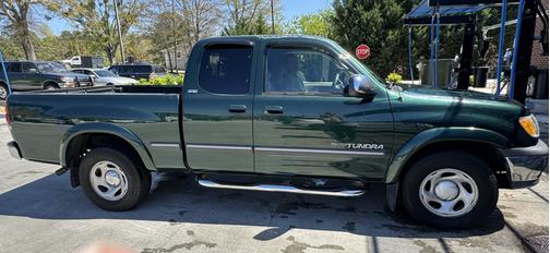 Green 2000 Toyota Tundra SR5 Access Cab