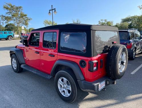 Red 2018 Jeep Wrangler Unlimited Sport S