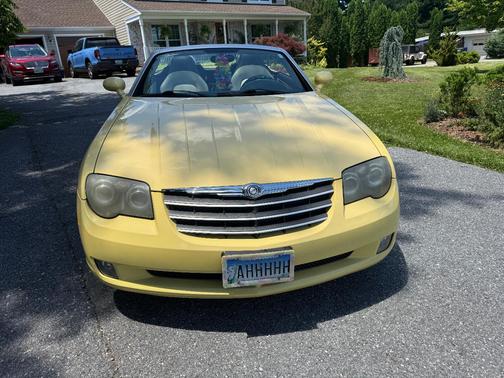 Yellow 2005 Chrysler Crossfire Limited