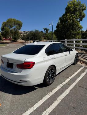 White 2018 BMW 328d Base