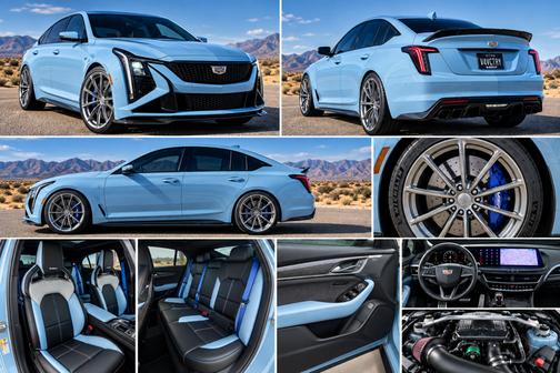 Blue 2026 Cadillac CT5-V Blackwing