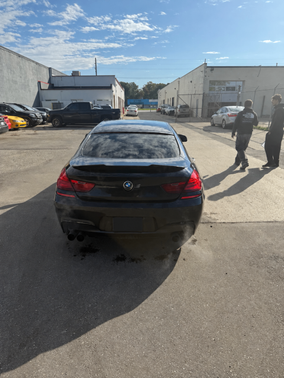Black 2015 BMW 650 Gran Coupe i xDrive