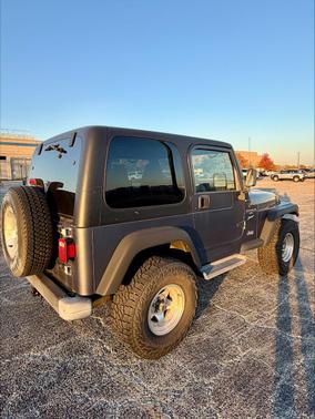 Blue 2001 Jeep Wrangler Sport