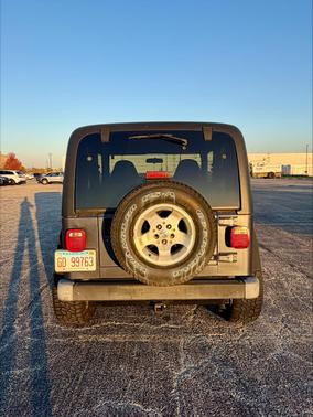 Blue 2001 Jeep Wrangler Sport