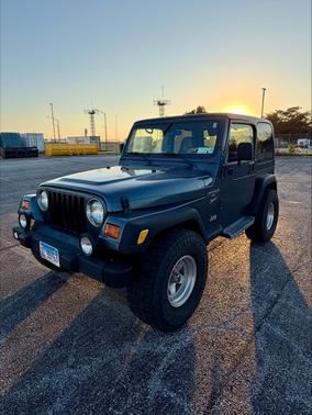 Blue 2001 Jeep Wrangler Sport