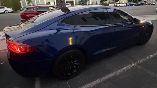 Blue 2018 Tesla Model S 100D