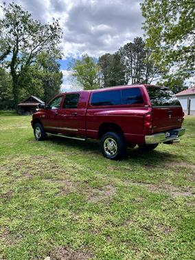Red 2008 Dodge Ram 2500 Laramie Mega Cab