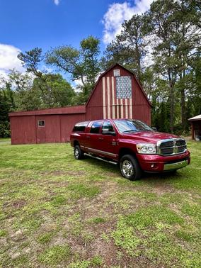 Red 2008 Dodge Ram 2500 Laramie Mega Cab
