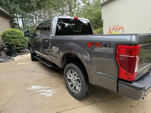 Gray 2022 Ford F-250 Lariat