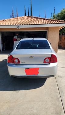 Silver 2012 Chevrolet Malibu LS