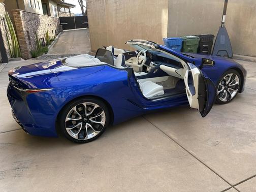 Blue 2021 Lexus LC 500 Base