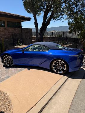 Blue 2021 Lexus LC 500 Base