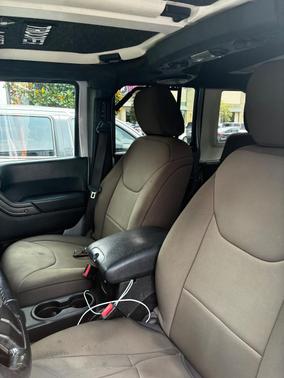 Gray 2013 Jeep Wrangler Unlimited Sport