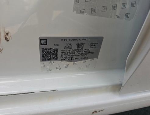 White 2022 Chevrolet Silverado 2500 WT