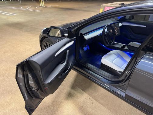 Gray 2022 Tesla Model 3 Performance