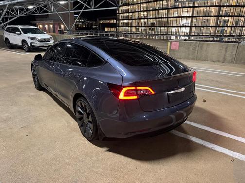 Gray 2022 Tesla Model 3 Performance