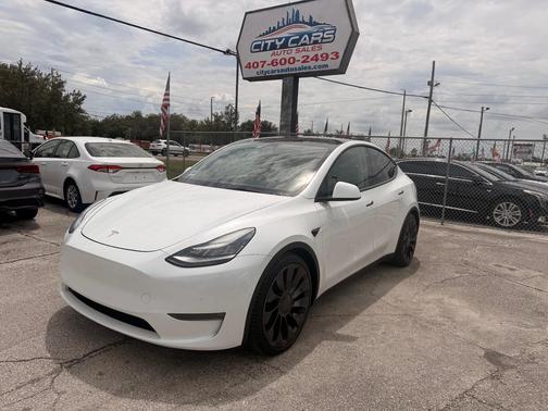 White 2020 Tesla Model Y Performance