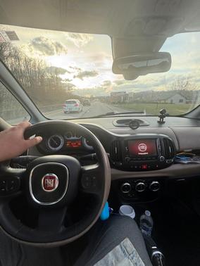 Silver 2014 FIAT 500L Lounge