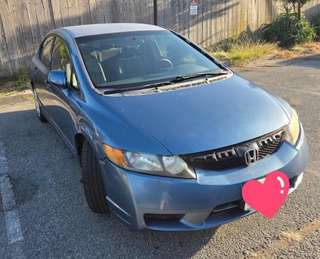 Blue 2009 Honda Civic LX