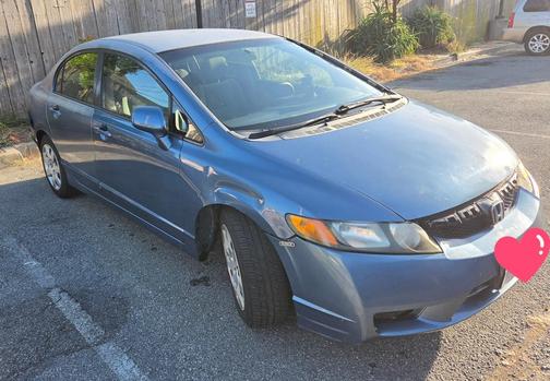 Blue 2009 Honda Civic LX