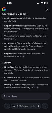 2009 Chevrolet Corvette Base