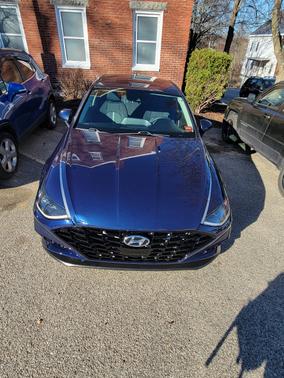 Blue 2021 Hyundai SONATA SE