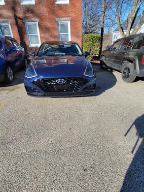 Blue 2021 Hyundai SONATA SE