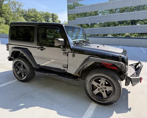 Black 2017 Jeep Wrangler Sport