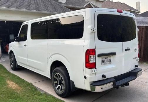 White 2017 Nissan NV Passenger NV3500 HD SV V8