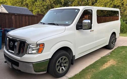 White 2017 Nissan NV Passenger NV3500 HD SV V8