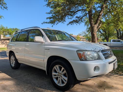 White 2007 Toyota Highlander Hybrid Limited