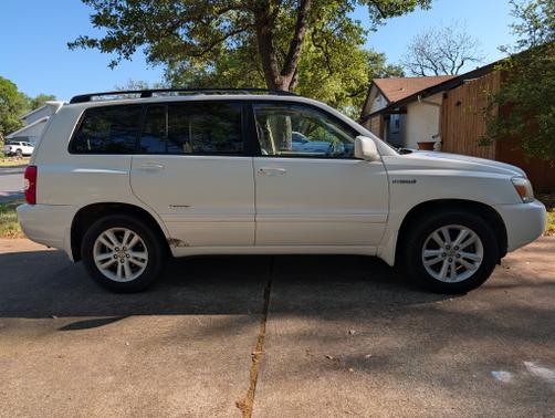 White 2007 Toyota Highlander Hybrid Limited