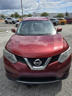 Red 2016 Nissan Rogue SV
