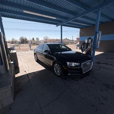 Black 2019 Audi A4 Titanium Premium