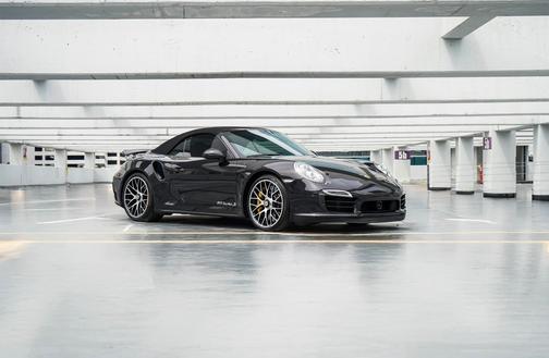 Black 2014 Porsche 911 911 Turbo S Cabriolet