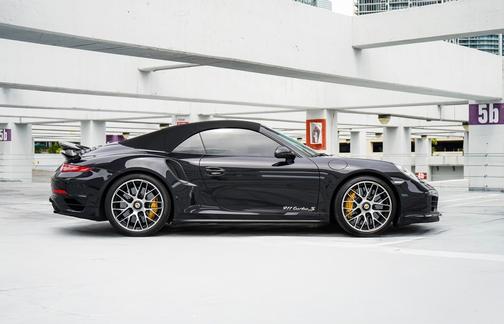 Black 2014 Porsche 911 911 Turbo S Cabriolet