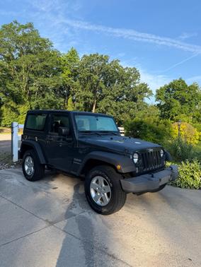 Black 2017 Jeep Wrangler Sport