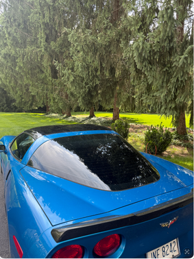 Blue 2008 Chevrolet Corvette Base