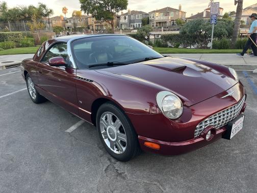 Red 2004 Ford Thunderbird Deluxe