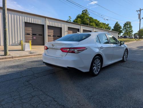 White 2020 Toyota Camry LE