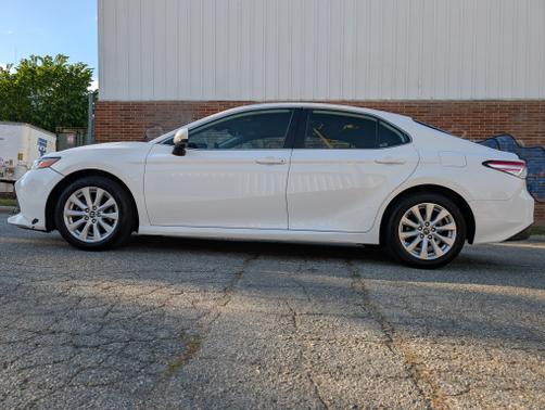 White 2020 Toyota Camry LE