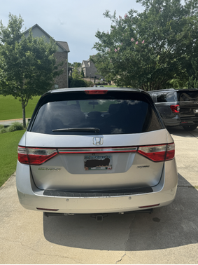 Silver 2013 Honda Odyssey Touring Elite
