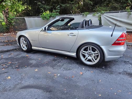 Silver 2002 Mercedes-Benz SLK-Class SLK32 AMG