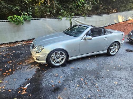 Silver 2002 Mercedes-Benz SLK-Class SLK32 AMG