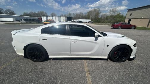 White 2015 Dodge Charger SRT Hellcat