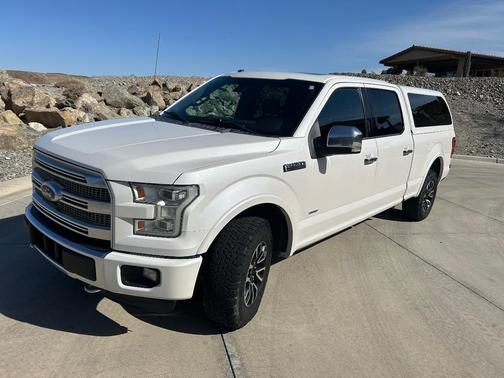 White 2016 Ford F-150 Platinum