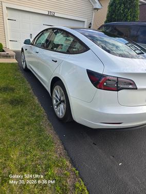 White 2022 Tesla Model 3 Long Range