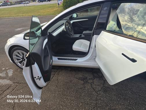 White 2022 Tesla Model 3 Long Range